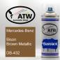 Preview: Mercedes-Benz, Bison Brown Metallic, DB-432: 400ml Sprühdose, von ATW Autoteile West.